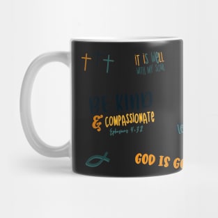 Be Kind Christian Sticker Pack Mug